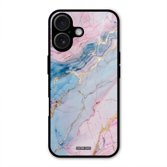 Cute Marble iPhone 16 Mobile Back Cover - Aesthetic PrintShield Case