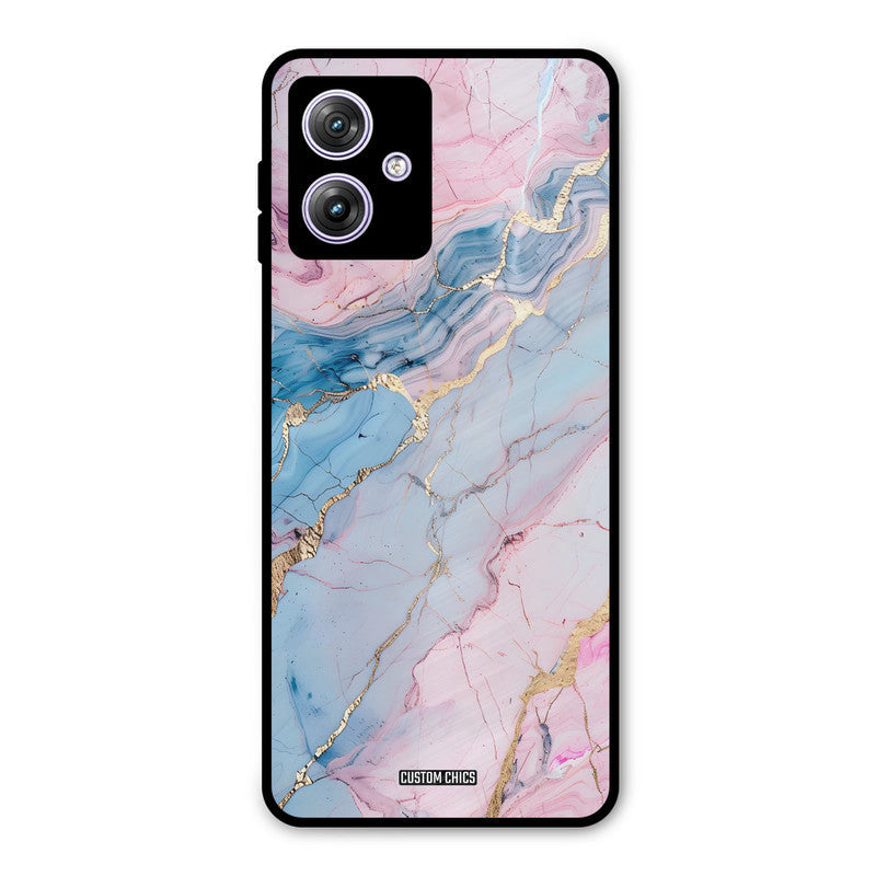Cute Marble Moto G54 Mobile Back Cover - Aesthetic PrintShield Case