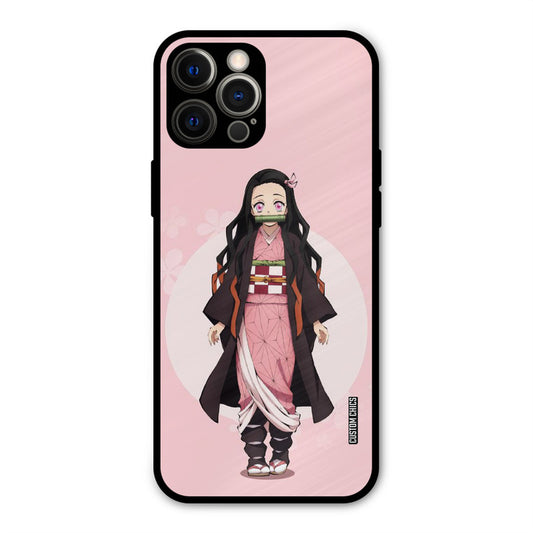 Cute Nezuko iPhone 12 Pro Max Mobile Back Cover - Anime PrintShield Case
