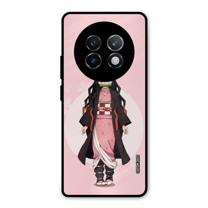 Cute Nezuko Realme 13 Plus Mobile Back Cover - Anime PrintShield Case