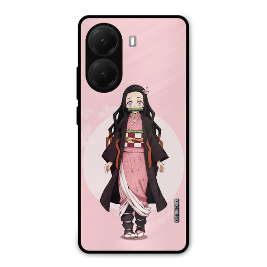 Cute Nezuko Poco X7 Pro Mobile Back Cover - Anime PrintShield Case