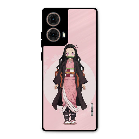 Cute Nezuko Moto G85 Mobile Back Cover - Anime PrintShield Case