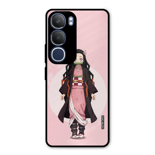 Cute Nezuko Vivo Y29 Mobile Back Cover - Anime PrintShield Case