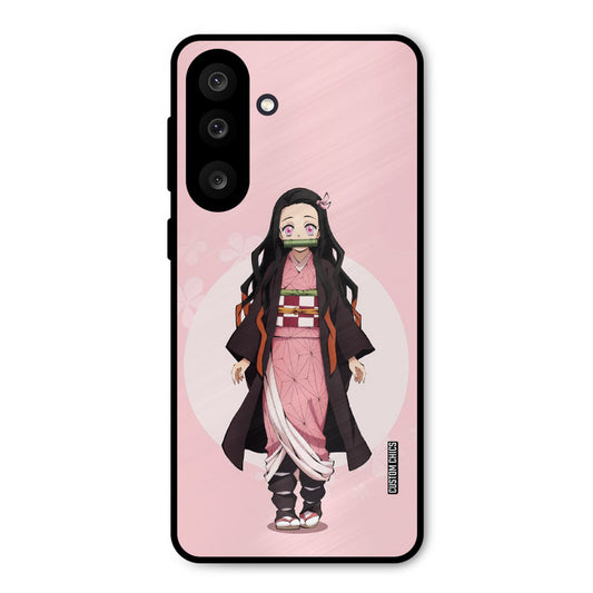 Cute Nezuko Samsung Galaxy M56 Mobile Back Cover - Anime PrintShield Case
