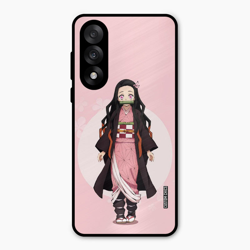 Cute Nezuko Oneplus Nord 5 Mobile Back Cover - Anime PrintShield Case
