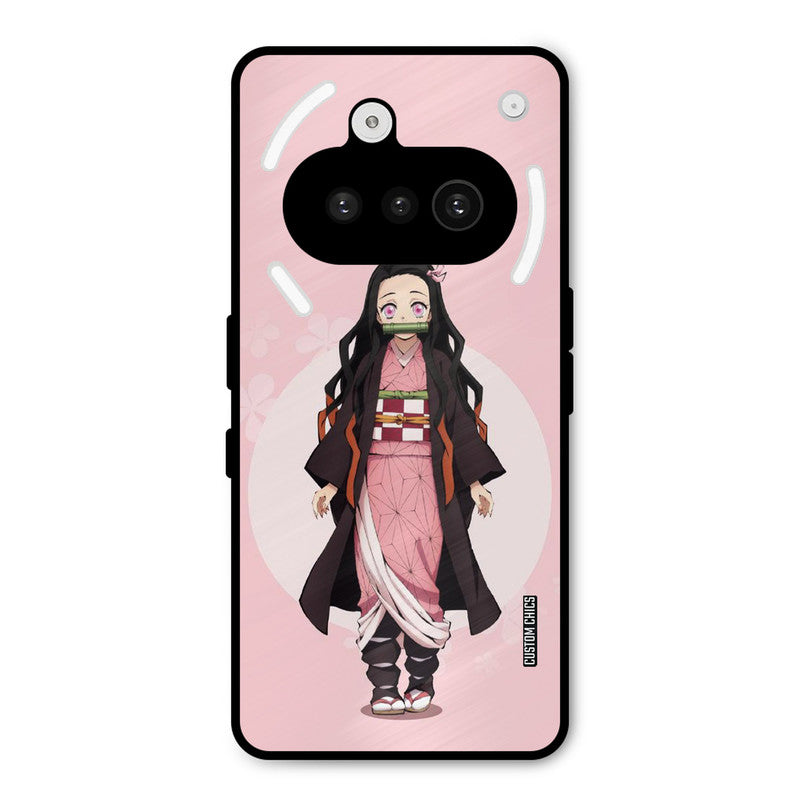 Cute Nezuko Nothing Phone 3A Mobile Back Cover - Anime PrintShield Case