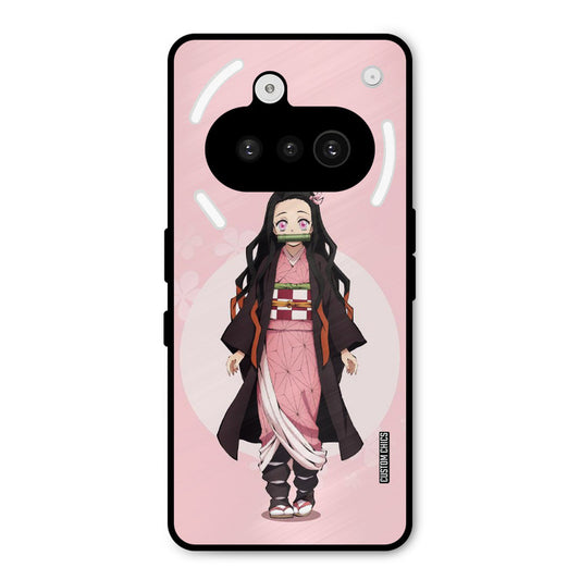 Cute Nezuko Nothing Phone 3A Mobile Back Cover - Anime PrintShield Case