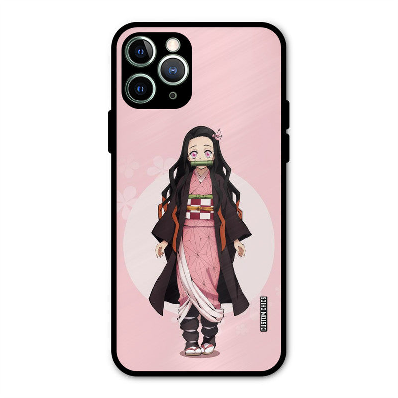 Cute Nezuko iPhone 11 Pro Max Mobile Back Cover - Anime PrintShield Case
