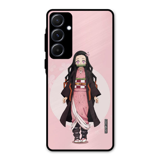 Cute Nezuko Samsung Galaxy A55 5G Mobile Back Cover - Anime PrintShield Case