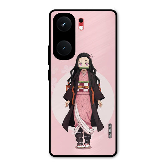 Cute Nezuko iQOO Neo 9 Pro Mobile Back Cover - Anime PrintShield Case
