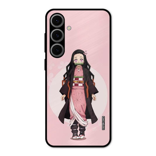 Cute Nezuko Samsung Galaxy S24 Mobile Back Cover - Anime PrintShield Case