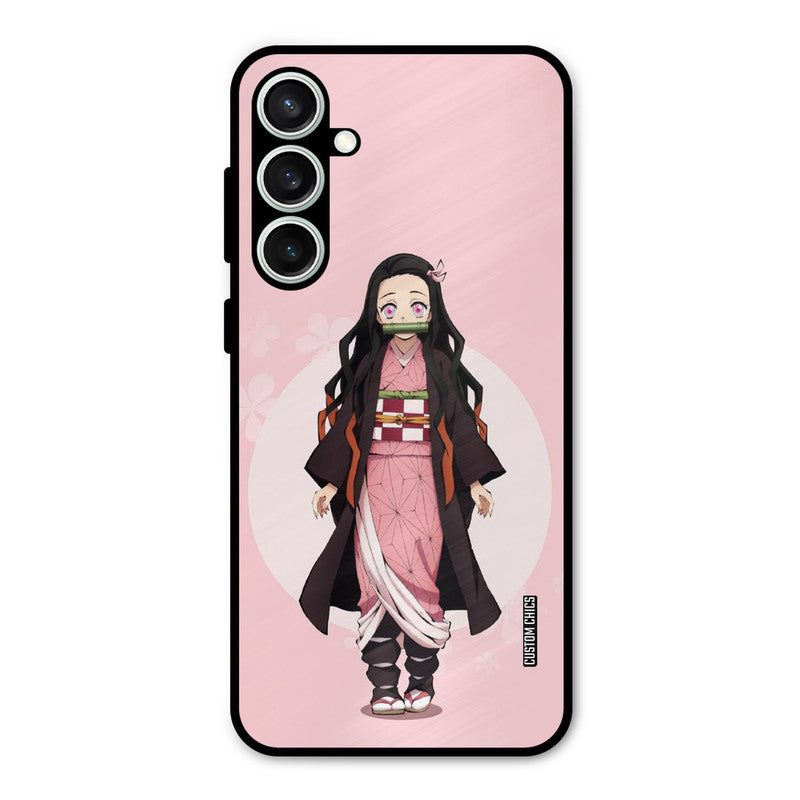 Cute Nezuko Samsung Galaxy S23 FE Mobile Back Cover - Anime PrintShield Case