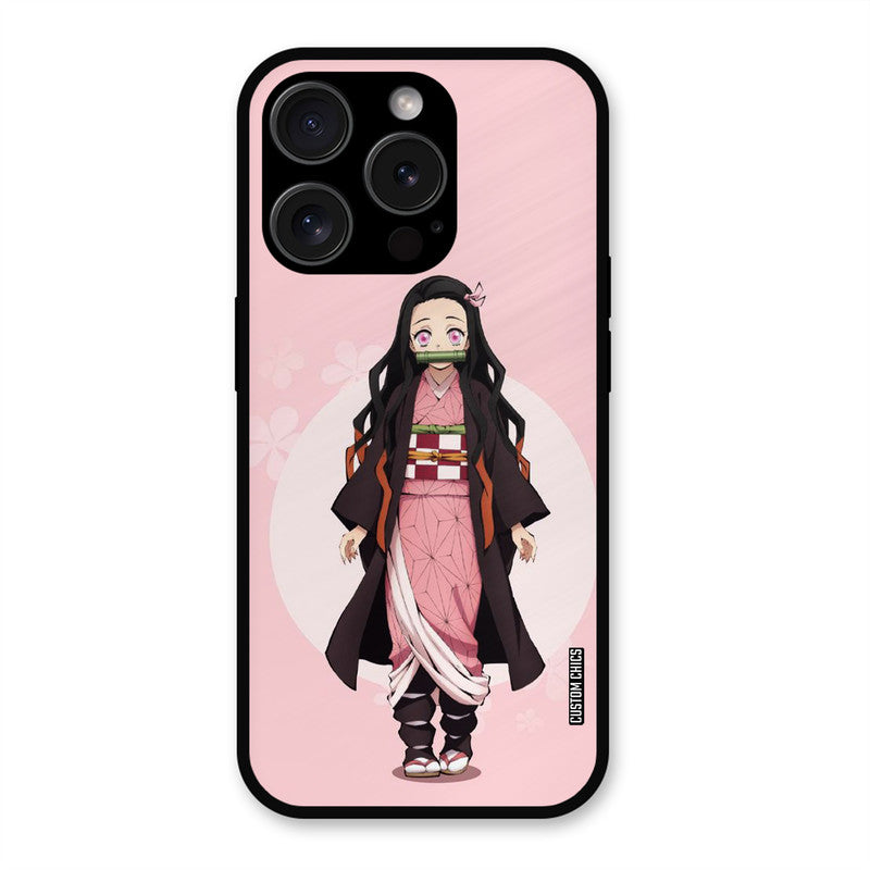 Cute Nezuko iPhone 15 Pro Max Mobile Back Cover - Anime PrintShield Case