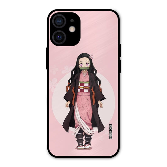 Cute Nezuko iPhone 12 Mini Mobile Back Cover - Anime PrintShield Case