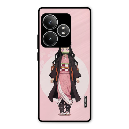 Cute Nezuko Realme GT 6T Mobile Back Cover - Anime PrintShield Case