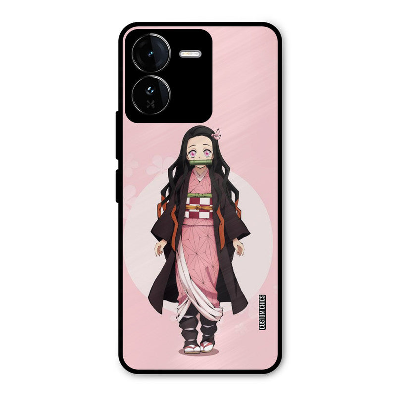 Cute Nezuko iQOO Z9 Mobile Back Cover - Anime PrintShield Case