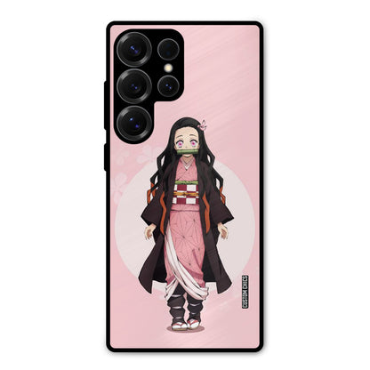 Cute Nezuko Samsung Galaxy S25 Ultra Mobile Back Cover - Anime PrintShield Case