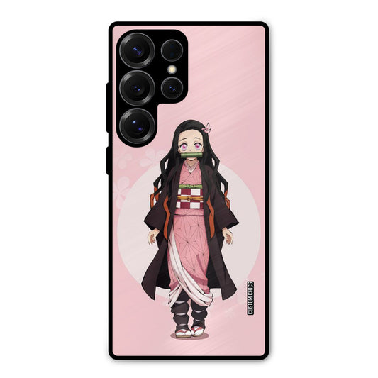 Cute Nezuko Samsung Galaxy S25 Ultra Mobile Back Cover - Anime PrintShield Case