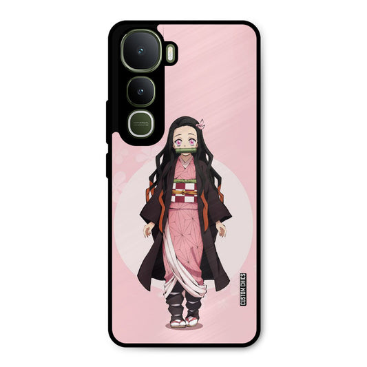 Cute Nezuko Vivo Y400 Mobile Back Cover - Anime PrintShield Case