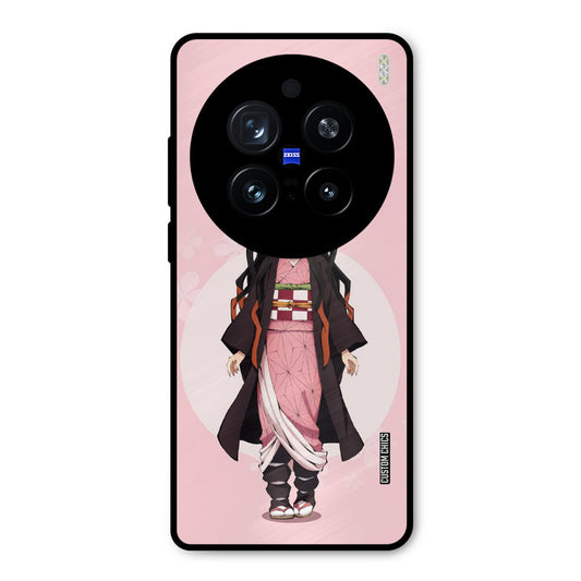 Cute Nezuko Vivo X200 Pro Mobile Back Cover - Anime PrintShield Case