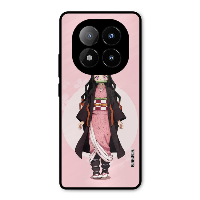 Cute Nezuko Redmi Note 14 Pro Plus 5G Mobile Back Cover - Anime PrintShield Case