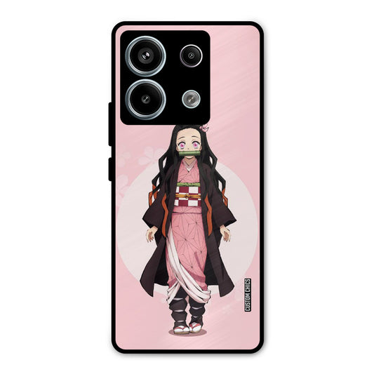 Cute Nezuko Redmi Note 13 Pro 5G Mobile Back Cover - Anime PrintShield Case