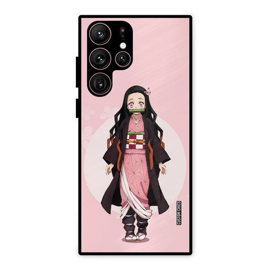 Cute Nezuko Samsung Galaxy S22 Ultra Mobile Back Cover - Anime PrintShield Case