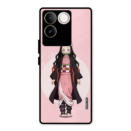 Cute Nezuko Vivo T2 Pro Mobile Back Cover - Anime PrintShield Case