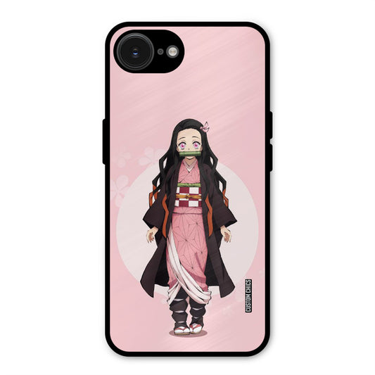 Cute Nezuko iPhone 16e Mobile Back Cover - Anime PrintShield Case