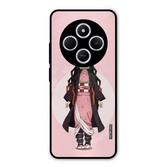 Cute Nezuko Poco M7 Mobile Back Cover - Anime PrintShield Case