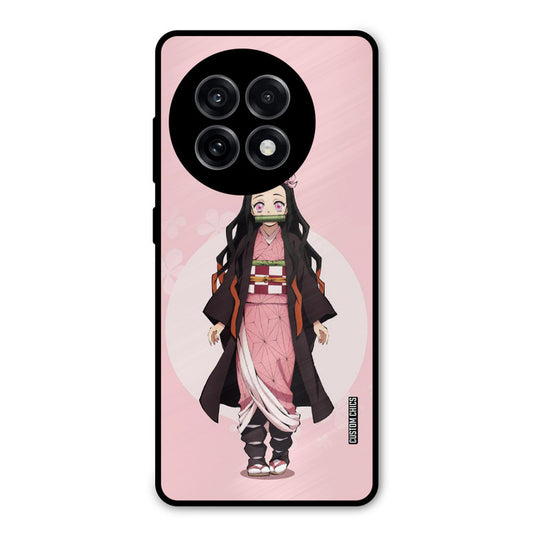 Cute Nezuko OnePlus 13R Mobile Back Cover - Anime PrintShield Case