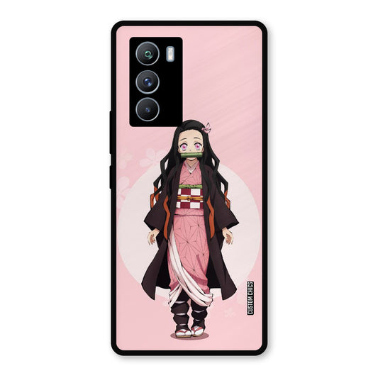 Cute Nezuko iQOO 9SE Mobile Back Cover - Anime PrintShield Case
