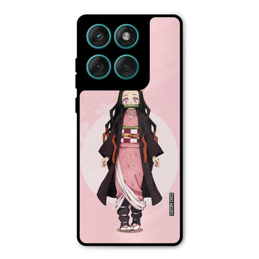 Cute Nezuko Motorola Edge 60 Mobile Back Cover - Anime PrintShield Case