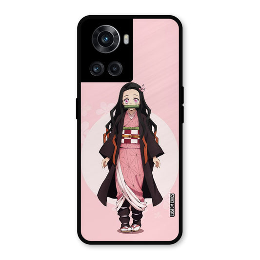 Cute Nezuko OnePlus 10R Mobile Back Cover - Anime PrintShield Case