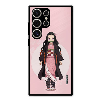Cute Nezuko Samsung Galaxy S24 Ultra Mobile Back Cover - Anime PrintShield Case