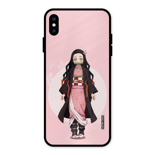 Cute Nezuko iPhone XS Max Mobile Back Cover - Anime PrintShield Case