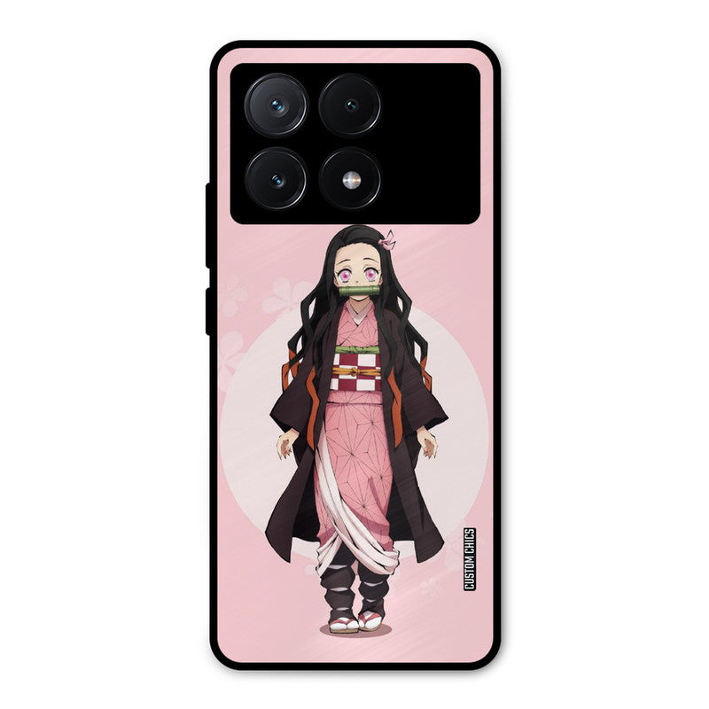 Cute Nezuko Poco X6 Pro Mobile Back Cover - Anime PrintShield Case