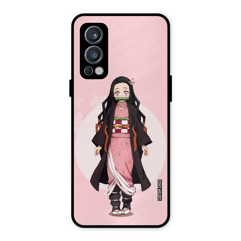Cute Nezuko OnePlus Nord 2 5G Mobile Back Cover - Anime PrintShield Case