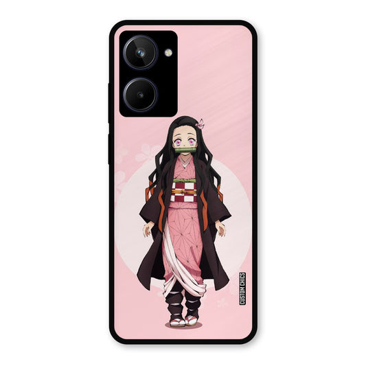 Cute Nezuko Realme 10 Mobile Back Cover - Anime PrintShield Case