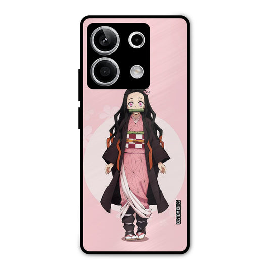 Cute Nezuko Redmi Note 13 5G Mobile Back Cover - Anime PrintShield Case