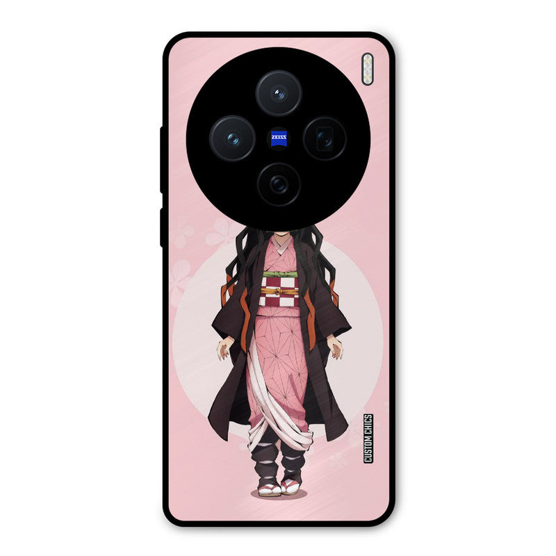 Cute Nezuko Vivo X200 Mobile Back Cover - Anime PrintShield Case