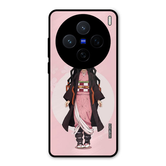 Cute Nezuko Vivo X200 Mobile Back Cover - Anime PrintShield Case