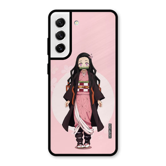 Cute Nezuko Samsung Galaxy S21 FE 5G Mobile Back Cover - Anime PrintShield Case