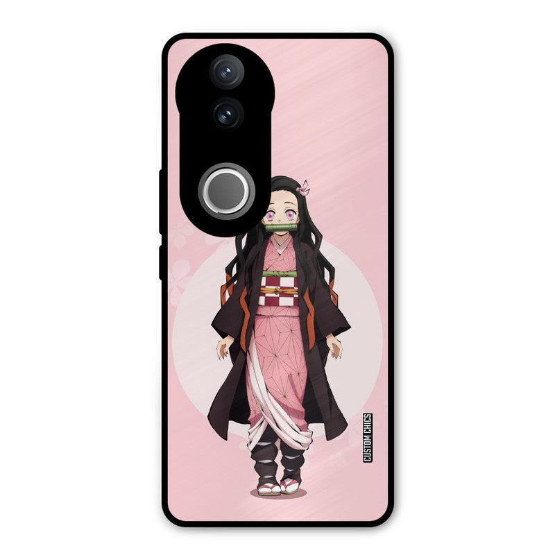 Cute Nezuko iQOO Z10R Mobile Back Cover - Anime PrintShield Case