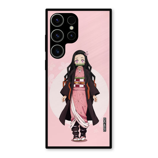Cute Nezuko Samsung Galaxy S23 Ultra Mobile Back Cover - Anime PrintShield Case