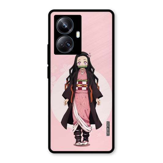 Cute Nezuko Realme 10 Pro Plus Mobile Back Cover - Anime PrintShield Case