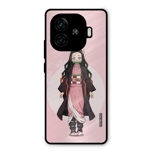 Cute Nezuko iQoo Z9 Turbo Mobile Back Cover - Anime PrintShield Case