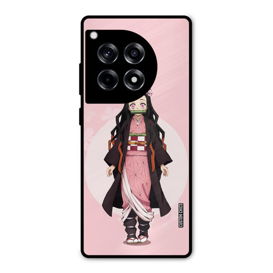 Cute Nezuko OnePlus 12R Mobile Back Cover - Anime PrintShield Case