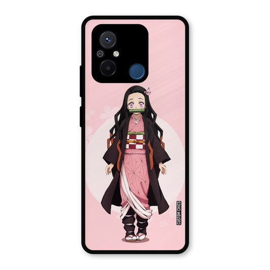 Cute Nezuko Redmi 12c Mobile Back Cover - Anime PrintShield Case