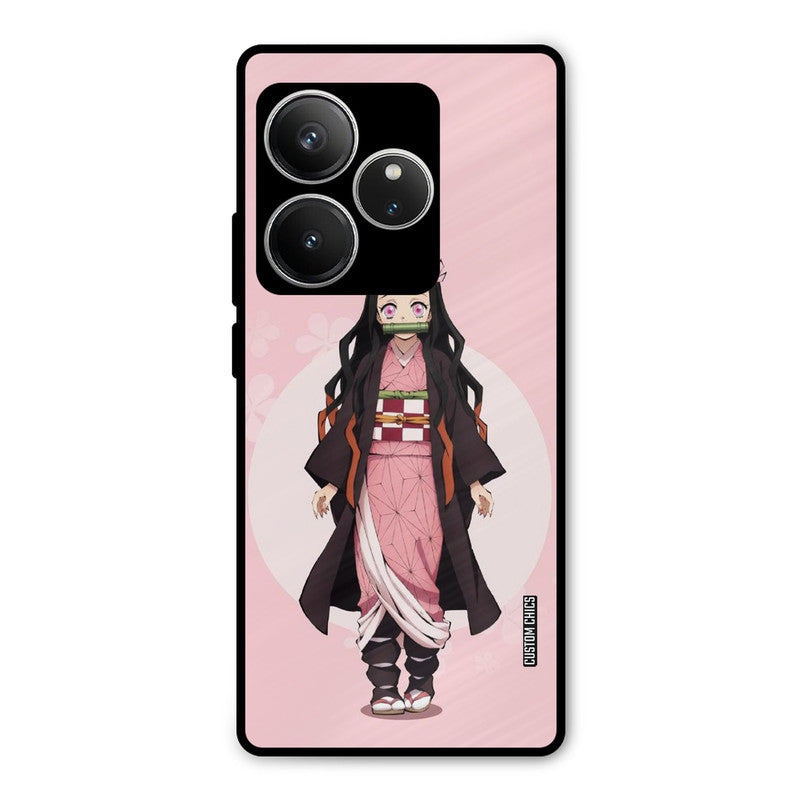 Cute Nezuko Realme GT 6 Mobile Back Cover - Anime PrintShield Case